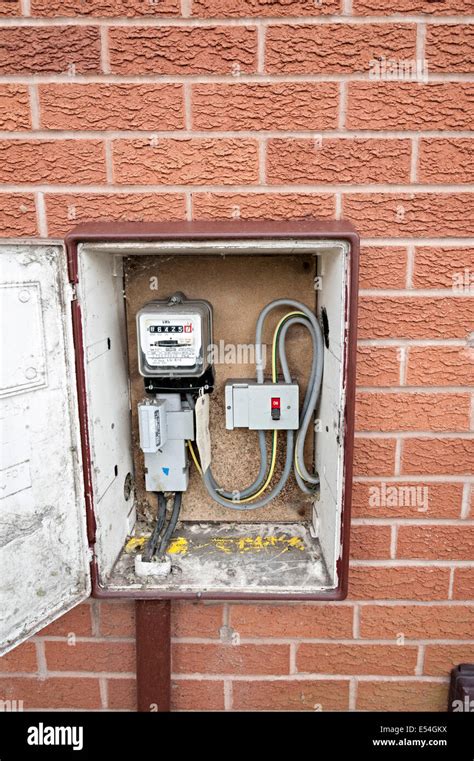 electricity in a box|house meter box.